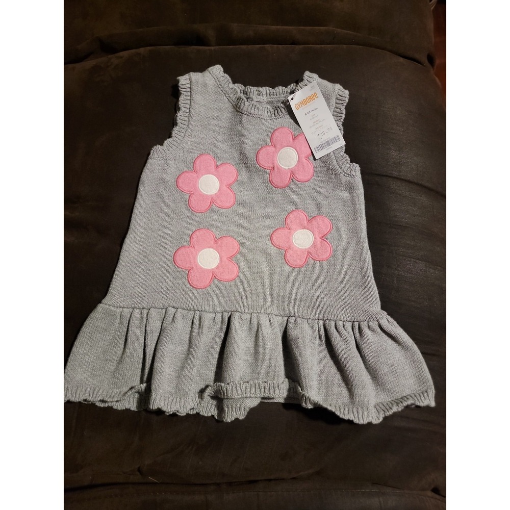 Gymboree miss mouse sweater dress size 6 12 months nwt